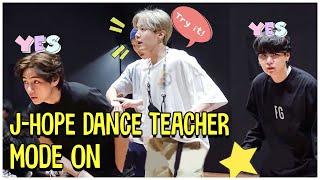 BTS JHope Dance Teacher Mode On [upl. by Milissent259]