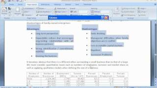 Format Columns in Microsoft Word [upl. by Pironi260]