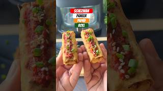 shorts Schezwan Paneer Papad Roll easyrecipes ashortaday [upl. by Jutta213]