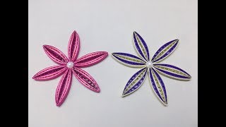 Quilling Flowers Using a Comb [upl. by Chadabe]