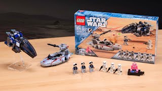 LEGO Star Wars Imperial Dropship vs Rebel Scout Speeder REVIEW  Set 40755 [upl. by Bayly43]