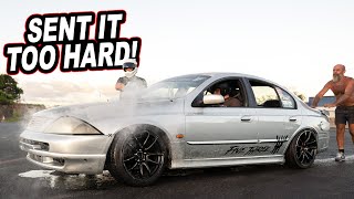 I BROKE MY AUSTRALIAN DRIFT MISSILE 6 Car Tandems  Best Driving Yet [upl. by Sonny]