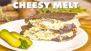 Cheesiest Grilled Cheese Melt Sandwich  Best Grilled Cheese Ever [upl. by Resa]