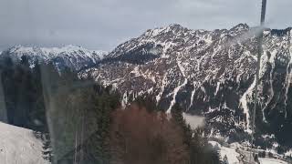 OberstdorfKleinwalsertal Bergbahnen  Fellhornbahn 1714 meter Hähe  Talfahrt [upl. by Ynavoeg838]