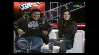 Gonzalo Rodriguez y Yanina Hernandez  La voz Argentina 31072012 parte 2 quotStand by Mequot [upl. by Adur]