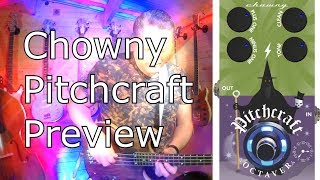 Chowny quotPitchCraftquot analogue bass octave pedal preview by Scott Whitley [upl. by Thorndike]