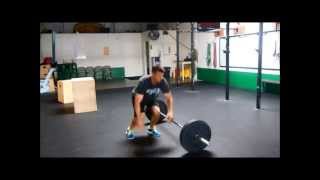 burpee with lateral jump over the barbell [upl. by Algar455]