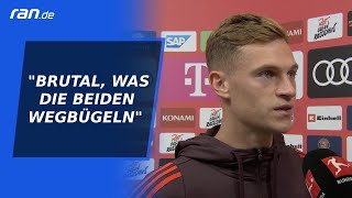 Kimmich lobt BayernAbwehr quotBrutal was die wegbügelnquot [upl. by Tigram]