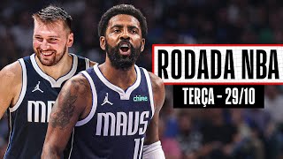 LUKA DONCIC E KYRIE IRVING combinam quase 60 PONTOS em vitória dos Mavs  Rodada 2910 [upl. by Oaks]