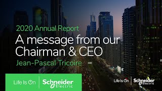 2020 Annual Report  A Message from Our Chairman amp CEO  Schneider Electric [upl. by Rist]