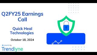 Quick Heal Technologies Earnings Call for Q2FY25 [upl. by Ailsa]