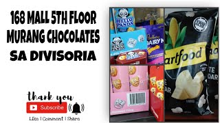 168 MALL MURANG CHOCOLATES SA DIVISORIA anyoungvlog [upl. by Lawan]