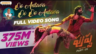 Oo Antava MawaOo Oo Antava Full Video Song  Pushpa Songs Allu Arjun Samantha jagannathmusic [upl. by Amsirahc170]