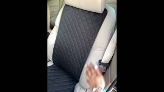 Review IVICY Linen Car Seat Cover for All Seasons Soft amp Breathable Front Premium Covers with NonSl [upl. by Johnsson64]