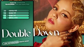 BLACKSWAN Double Down Line Distribution  starrynvee [upl. by Alansen]