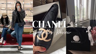 Chanel Espadrilles Unboxing and Review [upl. by Alyad986]