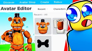 I Made The Most REALISTIC Freddy Fazbear Avatar FNAF Roblox Avatar [upl. by Sorkin759]