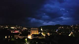 Gewitter über Schmallenberg von Meschede aus am 02052024 [upl. by Rayford479]