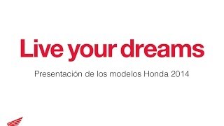 Presentación de los nuevos modelos Honda 2014 [upl. by Onifled]