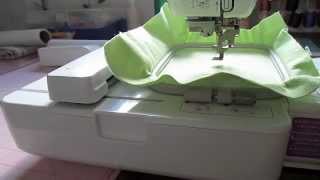 Brother SE 400 Embroidery Set Up Part One [upl. by Reyotal]