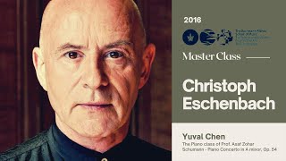 Christoph Eschenbach Piano Master Class Yuval Chen [upl. by Eleazar]