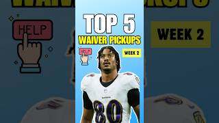 Top 5 MUST ADD Waiver Wire Pickups for Week 2 in 2024 Fantasy Football 🔥 [upl. by Moreno]