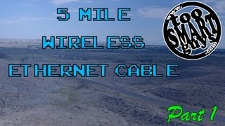 Setting up a Wireless Bridge  5 mile wireless ethernet cable part 1 [upl. by Adnarahs780]