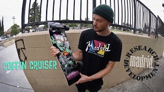 Testing out a COFFIN Shaped Skateboard [upl. by Acirem]