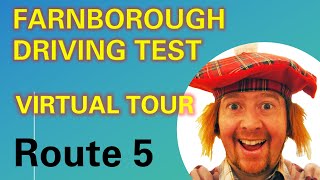 Farnborough driving test route 5 VR [upl. by Solahcin]