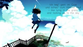 Nightcore  So ein schöner Tag Fliegerlied Lyrics  Translation [upl. by Eihtak]