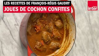 Les joues de cochon confites  Les recettes de FrançoisRégis Gaudry [upl. by Sibyl833]