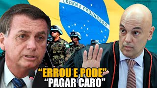 ALEXANDRE DE MORAES COMETE quotERRO GRAVEquot E PODE PAGAR CARO FIM DO SISTEMA [upl. by Guyer31]