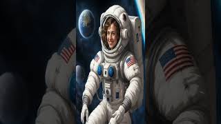 Ai Art 1 Female Astronauts shorts [upl. by Notsirhc]