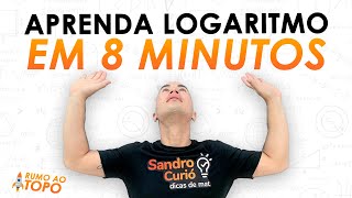 APRENDA LOGARITMO EM 8 MINUTOS  RÁPIDO e FÁCIL [upl. by Naved]