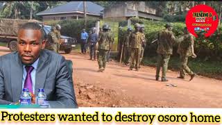 MP Sylvanus Osoro house Almost Destroyed by Kisii Gen Z protesters [upl. by Etnaled548]