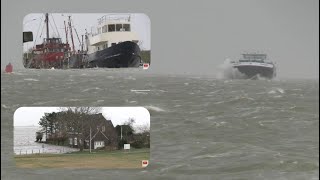 Storm Corrie 2022  SHIPS IN ROUGH WEATHER [upl. by Peer]