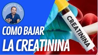 Como bajar la creatinina VIDEO 49 [upl. by Odlavso]