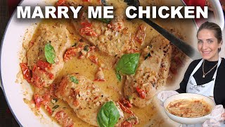 Marry Me Chicken  Super Easy Creamy Chicken Recipe [upl. by Nola]