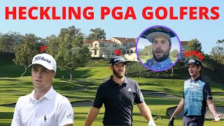 HECKLING PGA TOUR GOLFERS [upl. by Eseneg]