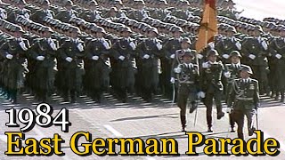 1984 East German Military Parade  35 Jahre DDR [upl. by Teodora]