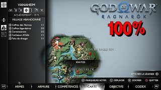 VILLAGE ABANDONNÉ  TOUS LES COLLECTIBLES  CORBEAUX  COFFRES   VANAHEIM  GOD OF WAR RAGNAROK [upl. by Champ]