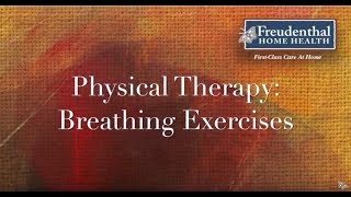 Physical Therapy Breathing Exercises [upl. by Adena]