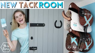 New Tack Room Transformation Stable Renovation Series AD  This Esme [upl. by Jerz]