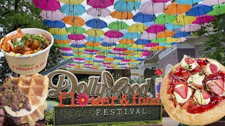 DOLLYWOODS FLOWER amp FOOD FESTIVAL 2024  Pigeon Forge Tennessee [upl. by Aitsirt]