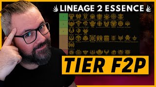 Guia definitiva para el F2P  Tier clases F2P  Lineage 2 Essence [upl. by Nyla]