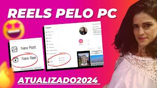 Como publicar REELS no INSTAGRAM pelo PC Como postar Reels pelo computador marketingdigital [upl. by Hock68]