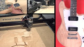 How to make a guitar body from scratch using the XCarve 3D Carving CNC machine [upl. by Atkins442]