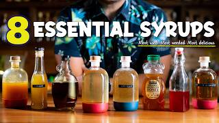 How to make the 8 Most Essential Cocktail Syrups [upl. by Olbap]