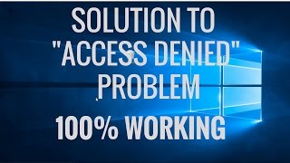 How To Fix quotAccess Deniedquot Issue For USB DRIVE  100 WORKING  REMOVABLE DISK Issues Solved [upl. by Tye]