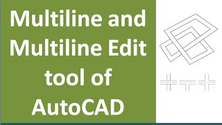 Multiline multiline style and multiline edit commands of Autocad [upl. by Neall958]